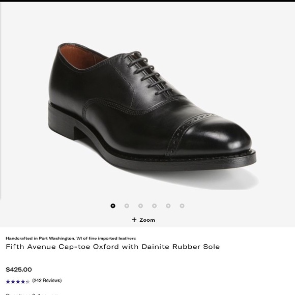 Allen Edmonds Other - Allen Edmonds Fifth Avenue Cap-toe Oxford shoes